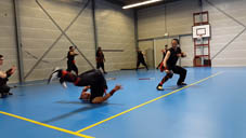 Xia Quan Kung Fu demo voor “Mytylschool de Brug”